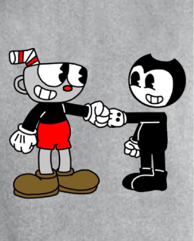 Džemperis Cuphead and bendy